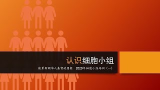 細胞小組培訓（一）：認識細胞小組 [upl. by Aivuy60]