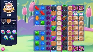 Candy Crush Saga LEVEL 4817 NO BOOSTERS [upl. by Mayman]