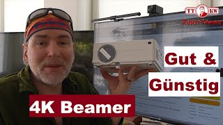 Bester günstiger 5G WiFi Beamer Bluetooth 51 Videoprojektor 4K Unterstützt 8000L im Test 2024 [upl. by Vito273]