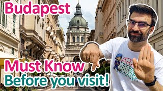 BUDAPEST 15 Things you MUST KNOW before visiting  Hungary Travel Guide [upl. by Miru]