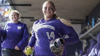 Taran Alvelo grows from miscue in high school to star for topranked Washington softball [upl. by Hermie]