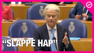 Wilders valt Schoof aan quotSlappe hapquot [upl. by Ecirum708]