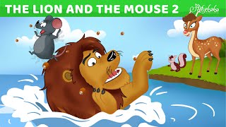 The Lion The Mouse and The Sleepy Bear  Bedtime Stories for Kids  Animated Fairy Tales [upl. by Notniuq]