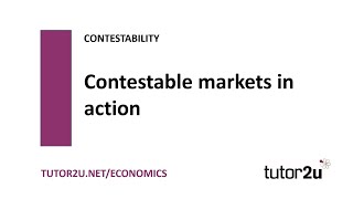 Contestable Markets  Contestability in Action  Economics Revision [upl. by Eelyrehc]