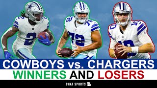 Cowboys Winners amp Losers vs Chargers Trysten Hill Nahshon Wright Israel Mukuamu amp Will Grier [upl. by Octavus790]