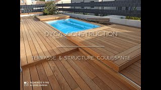 Projet N°1  Terrasse amp Structure Coulissante [upl. by Smiga]