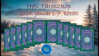 🔮 Heti Taroszkóp 12 csillagjegynek 2024 I 1 Ééééés itt van 2024 Mit hoz az első hét [upl. by Horwitz]