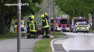 Brand in NauenLietzow Polizei und Feuerwehr im Einsatz [upl. by Nilde]