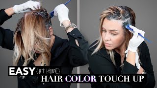 Hairdresser How To  Color Your Roots At Home  Quarantine Edition [upl. by Tevlev]