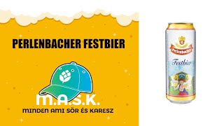 Perlenbacher festbier Német oktoberfest sör teszt [upl. by Groeg]