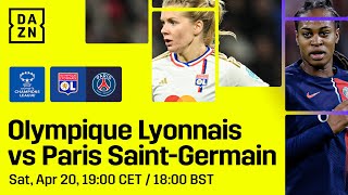 Lyon vs PSG  UEFA Womens Champions League 202324 Semifinal First Leg Full Match [upl. by Gnouhc]