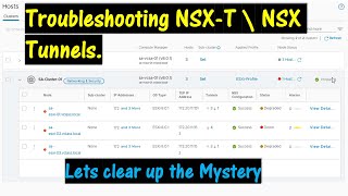 Troubleshooting NSXT Transport Node Tunnels \ \ Lets clear things up [upl. by Rednijar]