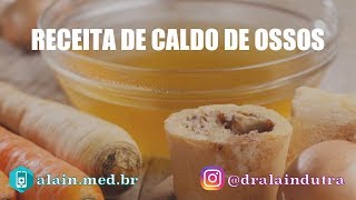 Receita de Caldo de Osso [upl. by Onin]