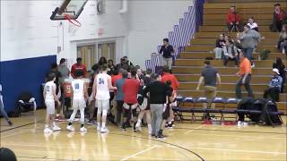 Basketball game suspended after fight between Onondaga Corning community colleges [upl. by Mikeb]