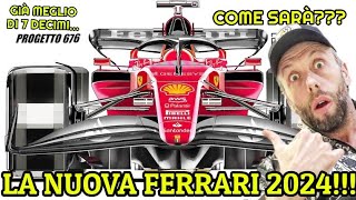 ECCO LA NUOVA FERRARI F1 2024 676 😱 GIÀ MIGLIORE DI SETTE DECIMI 💥 [upl. by Roeser]