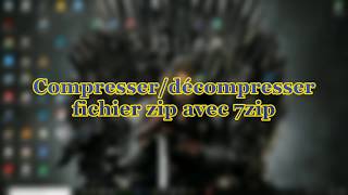 Compresser et décompresser un fichier zip avec 7zip [upl. by Dido]