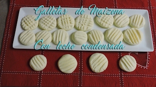 ♥ GALLETAS DE MAIZENA CON LECHE CONDENSADA ♥ [upl. by Heman105]