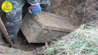 Russian Guy Finds A Buried Nazi Treasure Chest In His Yard [upl. by Nnylear87]