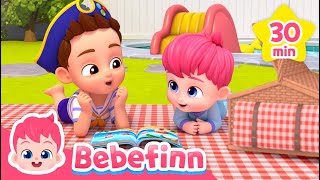 Picnic song and more  Bebefinn Sing Along2 compilation  Nursery Rhymes amp Kids Songs [upl. by Laynad]