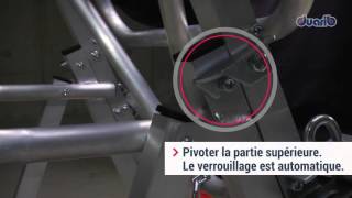 Tandem pliant  plateforme individuelle roulante hyper pliable [upl. by Eveivaneg]