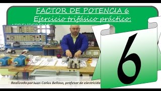 factor de potencia en trifásica caso practico [upl. by Yromem]