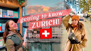 HELLO ZÜRICH Switzerland Botanical Garden Limmat River Old Town Fondue Cruise  KC Concepcion [upl. by Sillyhp]