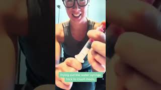 NURSE HACK Trying the syringe trick to crush meds [upl. by Telrats]