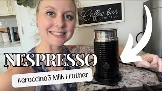 DEMO amp Thoughts on Nespresso Milk Frother [upl. by Lenes]