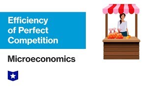 Efficiency of Perfect Competition  Microeconomics [upl. by Cottrell127]