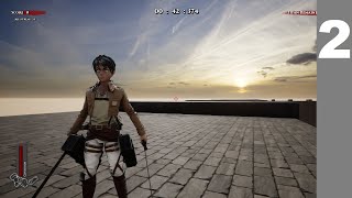 Guedins Attack On Titan Fan Game  Save Humanity  Part 2 [upl. by Eidob]