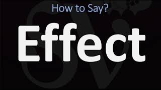 How to Pronounce Effect 2 WAYS British Vs USAmerican English Pronunciation [upl. by Seibold318]