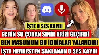 ECRİN SU ÇOBAN SİNİR KRİZİ GEÇİRDİ DİSCORD DOLANDIRICILIĞI İDDİALARINI YALANLADI ÖYLE BİŞEY YOK [upl. by Asyen]