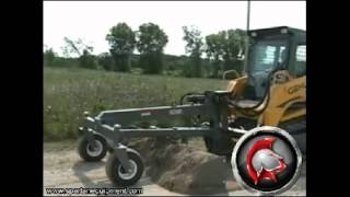 Skid Steer Grader Attachment From Spartan Equipment [upl. by Bara511]