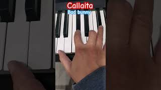 Callaita pianotutorial music bad bunny [upl. by Fedirko7]