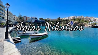 Agios Nikolaos Crete Greece 4K [upl. by Allebasi]