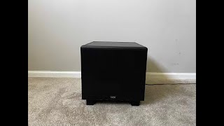 DCM SW10 Home Theater Powered Active Subwoofer [upl. by Searle370]