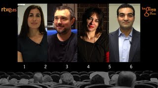 Entrevista interactiva a los nominados a mejor cortometraje de ficción Goya 2013 Pregunta 4 [upl. by Diarmid]