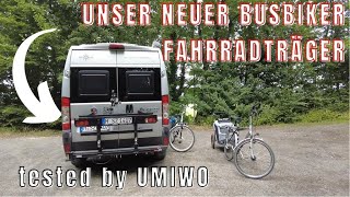 Busbiker XM290 unser neuer schwenkbarer Fahrradträger tested by UMIWO [upl. by Ekalb]