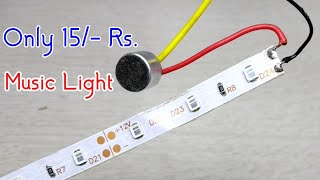 Make Led Strip Music Light Sound Detector [upl. by Hanni821]