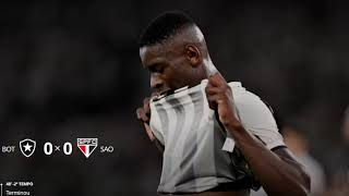 LINHA DE PASSE BOTAFOGO ACUMULA CHANCES PERDIDAS E FICA NO EMPATE COM O SÃƒO PAULO [upl. by Luy]