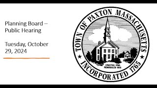 PLANNING  ZONING BOARDs TUES OCTOBER 29th 2024 [upl. by Ahsito]