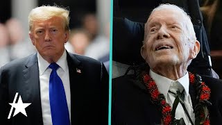 Donald Trump Mocks Jimmy Carter On His 100th Birthday [upl. by Nathaniel]