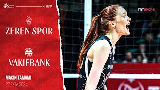 Maçın Tamamı  Zeren Spor  VakıfBank quotVodafone Sultanlar Ligiquot [upl. by Aimas]