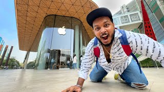 Biggest Apple Fan😍Visits Biggest Apple Showroom😱 [upl. by Novets]