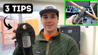 3 Pro Tips For Using The RLS  Zoomlock HVAC Press  CrimpTool [upl. by Ailaza283]