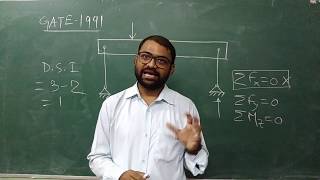 Structural Analysis  Lec  8  GATE Problems  Part  1  Indeterminacy [upl. by Purdum695]