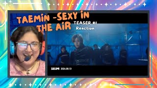 태민 TAEMIN  SEXY IN THE AIR MV TEASER 1 Reaction ❤️‍🔥❤️‍🔥 [upl. by Ydnelg]