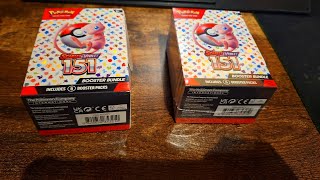 Pokemon 151 Reprinted  Opening 2 Booster Bundles [upl. by Sukcirdor]