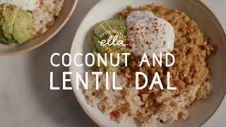 Coconut and Lentil Dal  Deliciously Ella  Vegan [upl. by Alyahs]