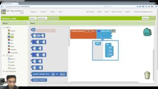 App Inventor 2 Tutorials for Beginners  06 Random Color Generator [upl. by Eerehc]